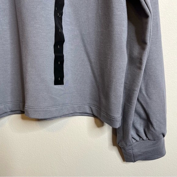 Banana Republic NWT Blue Gray Long Sleeve Shirt Top Pullover Sweater size Small - Picture 4 of 12